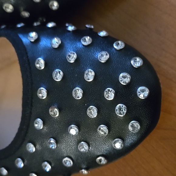 House of Harlow 1960 Black Studded Flats - Picture 5 of 6